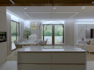 Projekt domu jednorodzinnego pod Poznaniem - Kuchnia, styl nowoczesny - zdjęcie od Studio Decorativa Design
