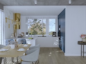 Projekt domu jednorodzinnego pod Warszawą - Kuchnia, styl nowoczesny - zdjęcie od Studio Decorativa Design