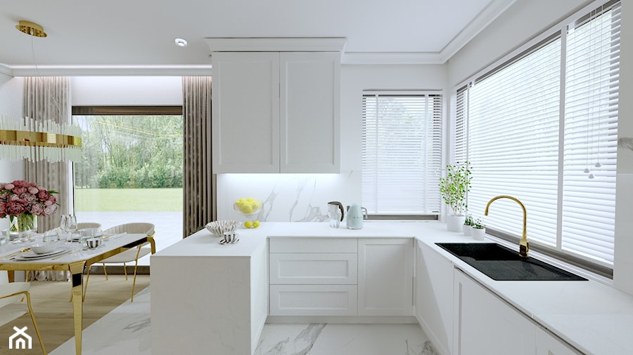 Projekt domu jednorodzinnego - Kuchnia, styl nowoczesny - zdjęcie od Studio Decorativa Design
