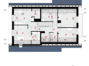 Dom w idaredach (G2) - Poddasze (Rzut) - zdjęcie od ARCHON+ Biuro Projektów