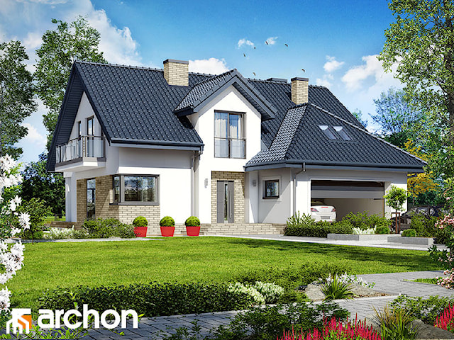 Projekt domu ARCHON+ Dom w kortlandach (G2)