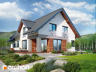 Projekt domu ARCHON+ Dom w srebrzykach