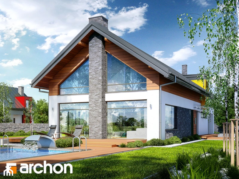 Dom w laurach - projekt ARCHON+ - zdjęcie od ARCHON+ Biuro Projektów - Homebook