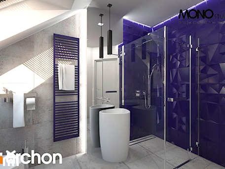 Aranżacje wnętrz - Łazienka: Dom w złoci - Wizualizacja łazienki - ARCHON+ Biuro Projektów. Przeglądaj, dodawaj i zapisuj najlepsze zdjęcia, pomysły i inspiracje designerskie. W bazie mamy już prawie milion fotografii!