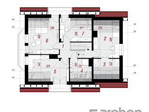 Dom w rododendronach 6 ver. 3 - Poddasze (Rzut) - zdjęcie od ARCHON+ Biuro Projektów