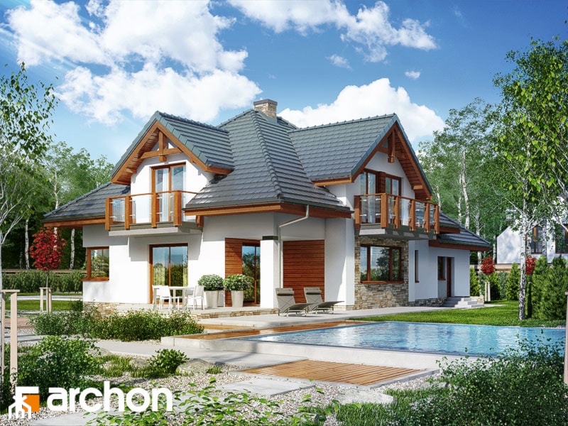 Dom w kannach - zdjęcie od ARCHON+ Biuro Projektów - Homebook