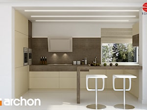 Dom w złoci - Aranżacja kuchni - zdjęcie od ARCHON+ Biuro Projektów