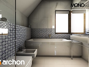 Dom pod liczi - Wizualizacja łazienki - zdjęcie od ARCHON+ Biuro Projektów