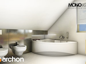 Dom w rododendronach 5 (W) - Wizualizacja łazienki - zdjęcie od ARCHON+ Biuro Projektów