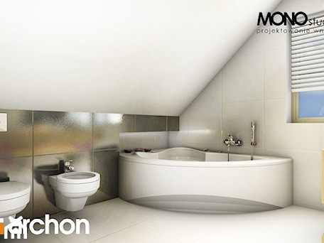 Aranżacje wnętrz - Łazienka: Dom w rododendronach 5 (W) - Wizualizacja łazienki - ARCHON+ Biuro Projektów. Przeglądaj, dodawaj i zapisuj najlepsze zdjęcia, pomysły i inspiracje designerskie. W bazie mamy już prawie milion fotografii!