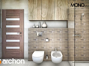 Dom w idaredach (G2) - Wizualizacja łazienki - zdjęcie od ARCHON+ Biuro Projektów