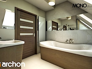 Dom w żurawkach - Wizualizacja łazienki - zdjęcie od ARCHON+ Biuro Projektów