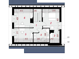 Dom w wisteriach 2 (W) - Poddasze (Rzut) - zdjęcie od ARCHON+ Biuro Projektów