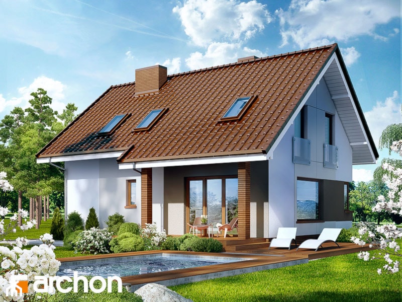 Dom w żurawkach - zdjęcie od ARCHON+ Biuro Projektów - Homebook