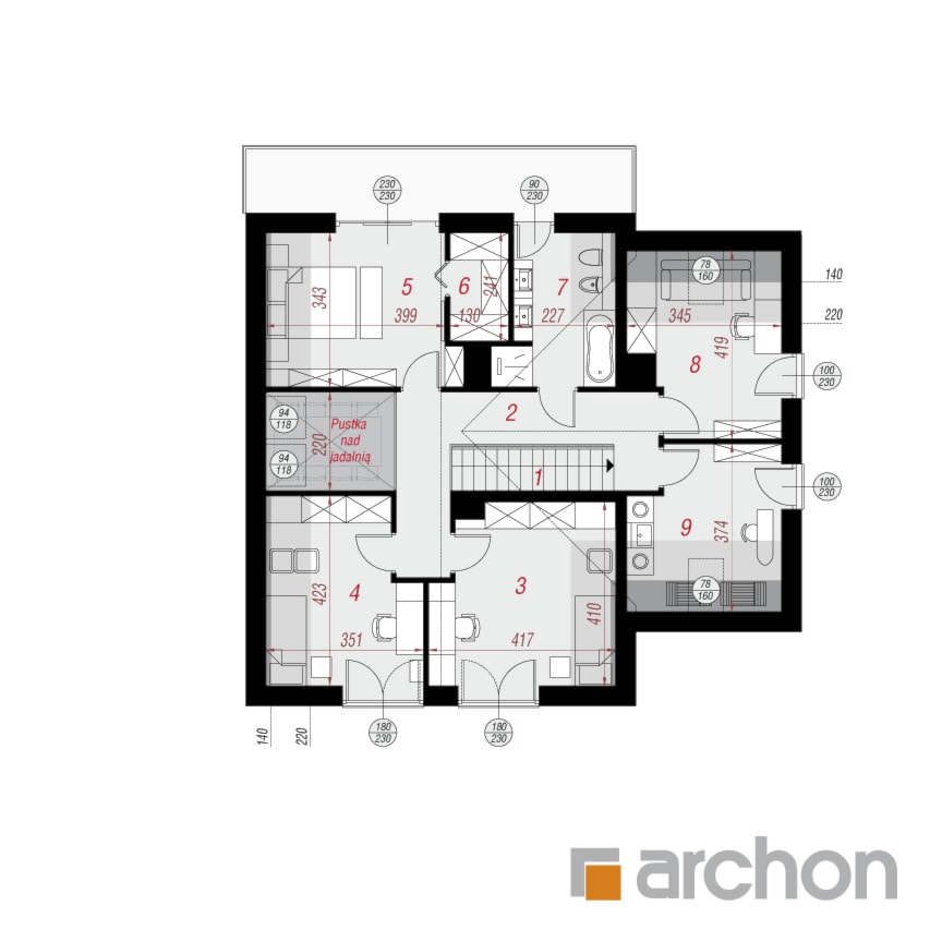 Dom w amorfach - zdjęcie od ARCHON+ Biuro Projektów