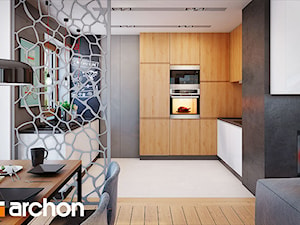 Dom w lilakach 2 - Wizualizacja kuchni - zdjęcie od ARCHON+ Biuro Projektów