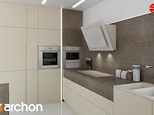 Dom w złoci - Aranżacja kuchni - zdjęcie od ARCHON+ Biuro Projektów