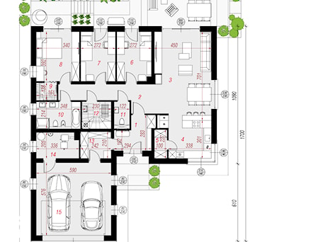 Aranżacje wnętrz - Domy: Dom w żonkilach (G2) - ARCHON+ Biuro Projektów. Przeglądaj, dodawaj i zapisuj najlepsze zdjęcia, pomysły i inspiracje designerskie. W bazie mamy już prawie milion fotografii!