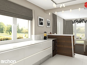 Dom w idaredach 3 - Wizualizacja kuchni - zdjęcie od ARCHON+ Biuro Projektów