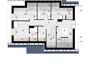 Dom w miodokwiatach 2 - Poddasze (Rzut) - zdjęcie od ARCHON+ Biuro Projektów
