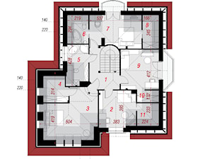 Dom w bergamotkach (G2) - Poddasze (Rzut) - zdjęcie od ARCHON+ Biuro Projektów