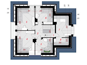 Dom w czarnuszce 2 - Poddasze (Rzut) - zdjęcie od ARCHON+ Biuro Projektów