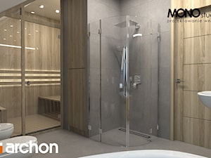 Dom w miodokwiatach 2 - Wizualizacja łazienki - zdjęcie od ARCHON+ Biuro Projektów