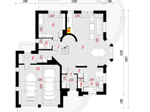 Dom w bergamotkach (G2) - Parter (Rzut) - zdjęcie od ARCHON+ Biuro Projektów