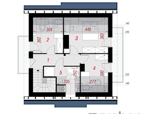Dom w poziomkach 3 (P) - Poddasze (Rzut) - zdjęcie od ARCHON+ Biuro Projektów