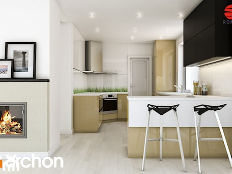 Aranżacje wnętrz - Kuchnia: Dom w idaredach (G2) - Aranżacja kuchni - ARCHON+ Biuro Projektów. Przeglądaj, dodawaj i zapisuj najlepsze zdjęcia, pomysły i inspiracje designerskie. W bazie mamy już prawie milion fotografii!