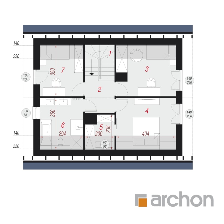 Dom w zielistkach 11 - zdjęcie od ARCHON+ Biuro Projektów