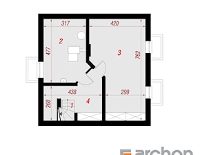 Dom w poziomkach 3 (P) - Piwnica (Rzut) - zdjęcie od ARCHON+ Biuro Projektów
