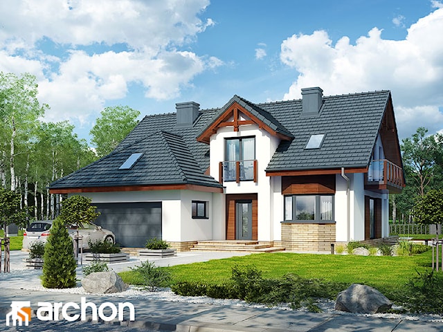 Projekt domu ARCHON+  Dom w kalateach 7 (G2)