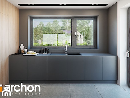 Aranżacje wnętrz - Kuchnia: Dom w dipladeniach 2 - ARCHON+ Biuro Projektów. Przeglądaj, dodawaj i zapisuj najlepsze zdjęcia, pomysły i inspiracje designerskie. W bazie mamy już prawie milion fotografii!