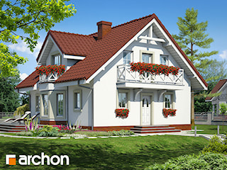 Projekt domu ARCHON+ Dom w rododendronach 5 (W)