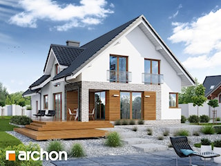 Projekt domu ARCHON+ Dom w srebrzykach (G2)