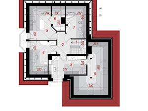 Dom w rukoli (G2) - Poddasze (Rzut) - zdjęcie od ARCHON+ Biuro Projektów