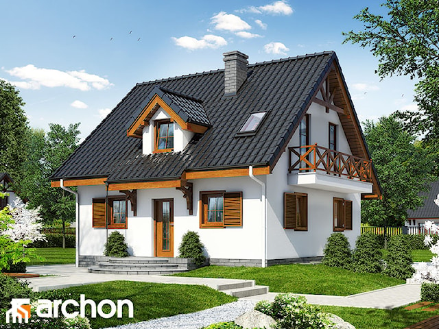 Projekt domu ARCHON+ Dom w poziomkach 3 (P)