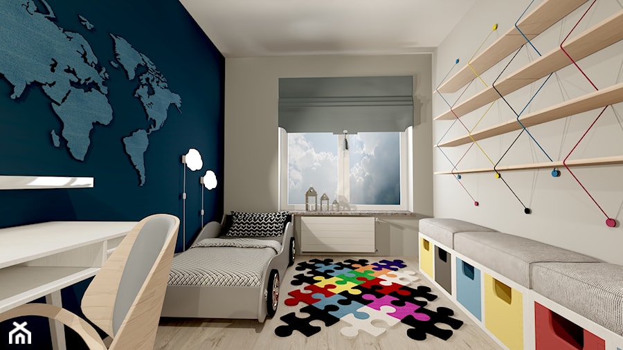Mieszkanie w Kłobucku - Pokój dziecka, styl nowoczesny - zdjęcie od Pracownia Jurajska