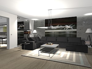 Apartament dla dwojga - Salon, styl nowoczesny - zdjęcie od Pracownia Jurajska