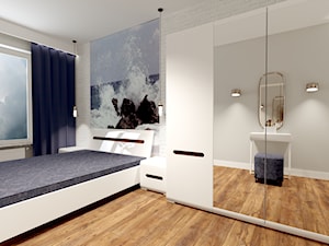 Mieszkanie w Kłobucku - Sypialnia, styl nowoczesny - zdjęcie od Pracownia Jurajska