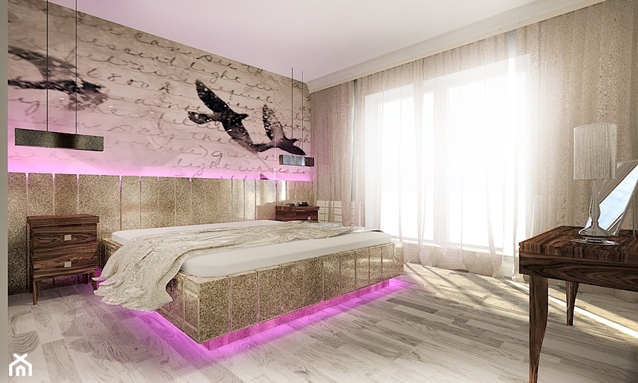 Sypialnia, styl nowoczesny - zdjęcie od Pracownia wnętrz - Iwona Dytrych