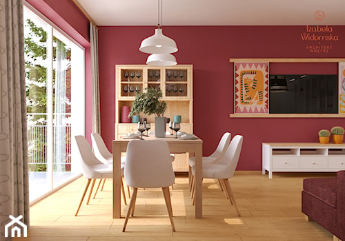 salon z kolorem - zdjęcie od Izabela Widomska Wnętrza