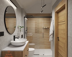Dom w minimalistycznym stylu - Łazienka, styl minimalistyczny - zdjęcie od Izabela Widomska Wnętrza - Homebook
