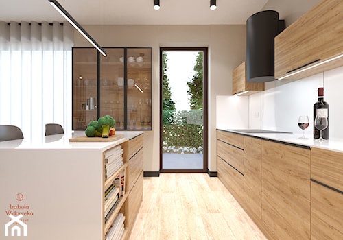 Dom w minimalistycznym stylu - Kuchnia, styl skandynawski - zdjęcie od Izabela Widomska Wnętrza