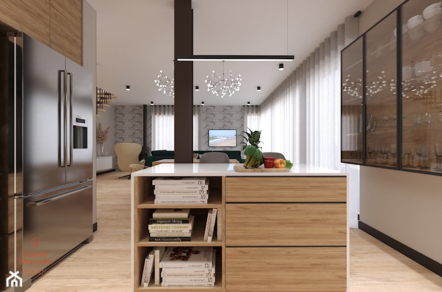 Dom w minimalistycznym stylu - Kuchnia, styl skandynawski - zdjęcie od Izabela Widomska Wnętrza