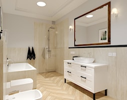 Elegancka łazienka - zdjęcie od Izabela Widomska Wnętrza - Homebook