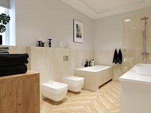 Elegancka łazienka - zdjęcie od Izabela Widomska Wnętrza