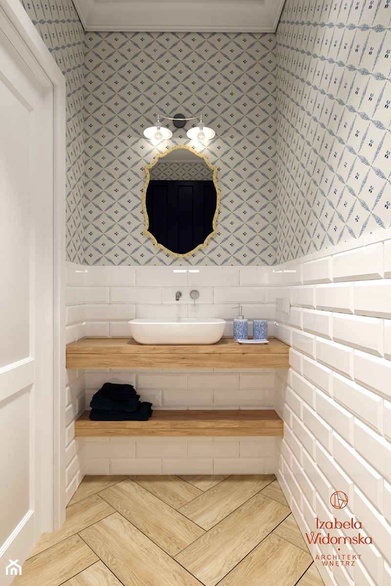 Mała toaleta - zdjęcie od Izabela Widomska Wnętrza