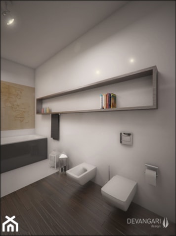 Mieszkanie podróżników - Łazienka, styl nowoczesny - zdjęcie od Devangari Design